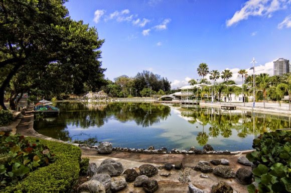 Lago del Parque Mirador Sur, Santo Domingo — locación fotográfica natural